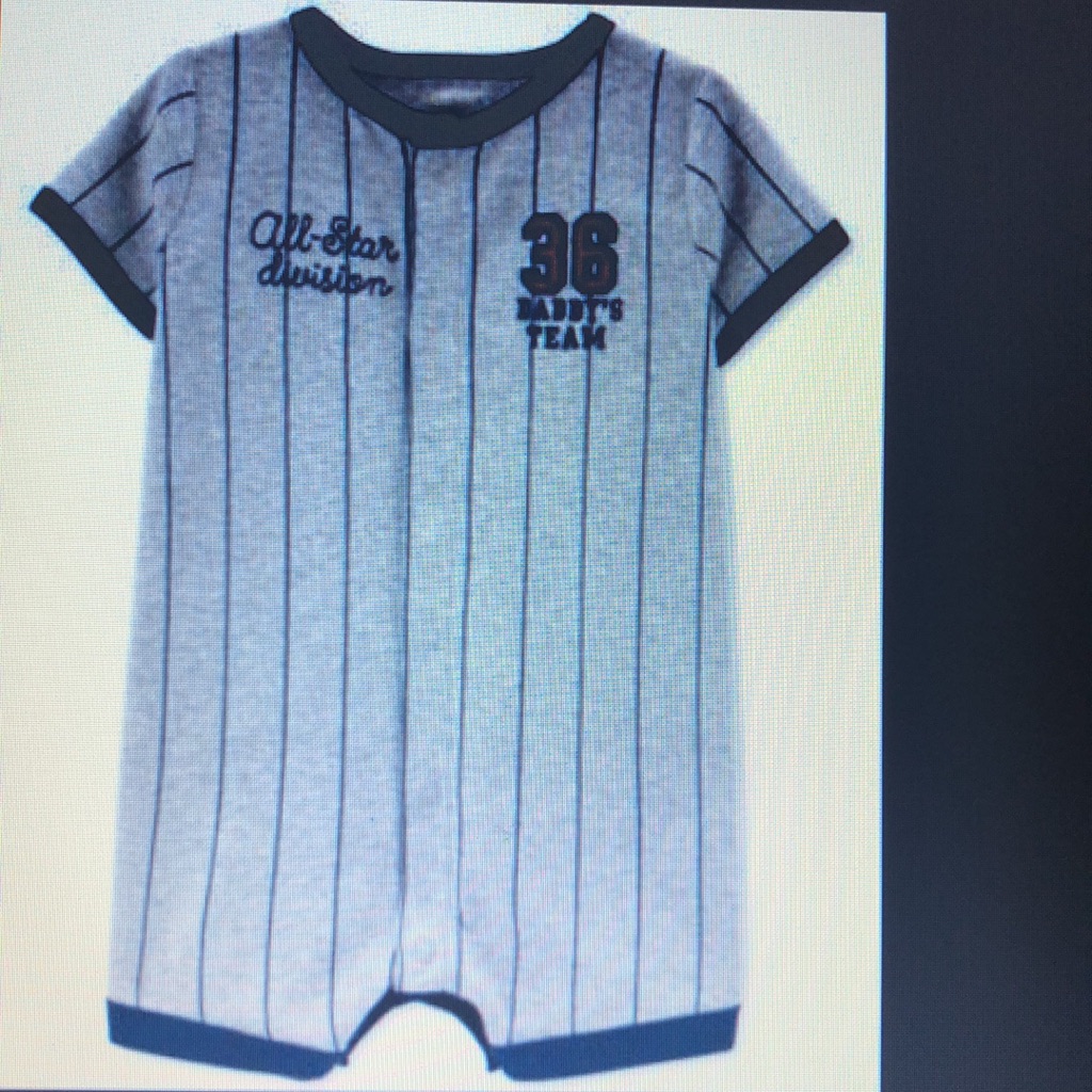 Carter's Baby Boys Cotton Daddy's Team Romper